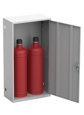 Шкаф для двух газовых баллонов ШГР 50-2 купить недорого